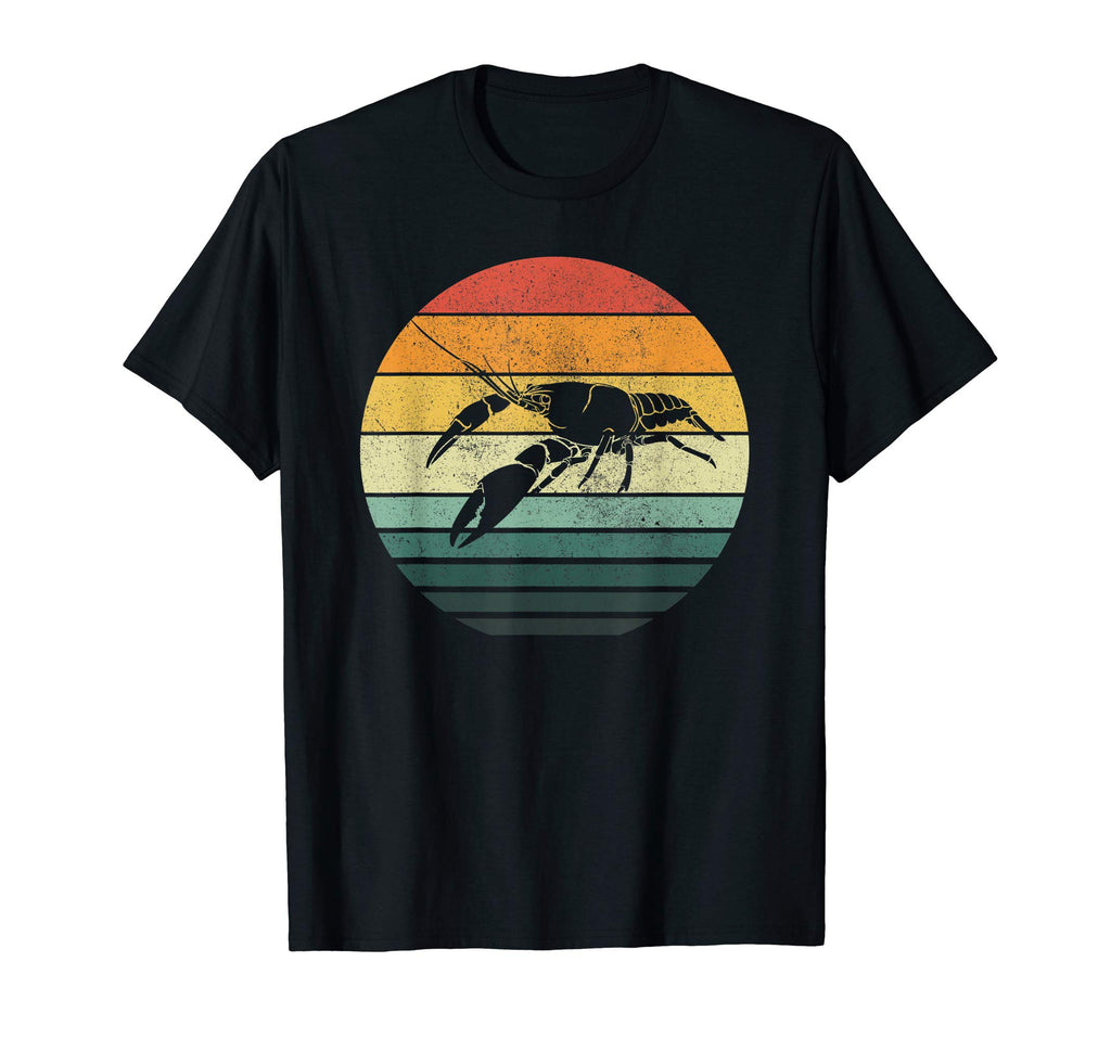 Crawfish Sunset 70S Crayfish Nature T-Shirt - Minimalist Print Unisex - T-Shirt, Sweatshirt, Hoodie