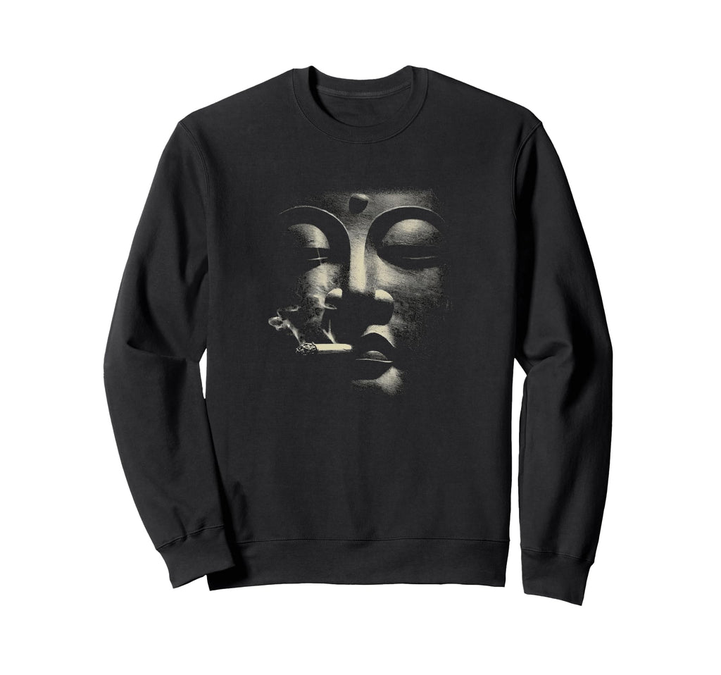 Serene Buddha Face Meditation Yoga Sweatshirt - Streetwear Style Men Women - T-Shirt, Sweatshirt, Hoodie