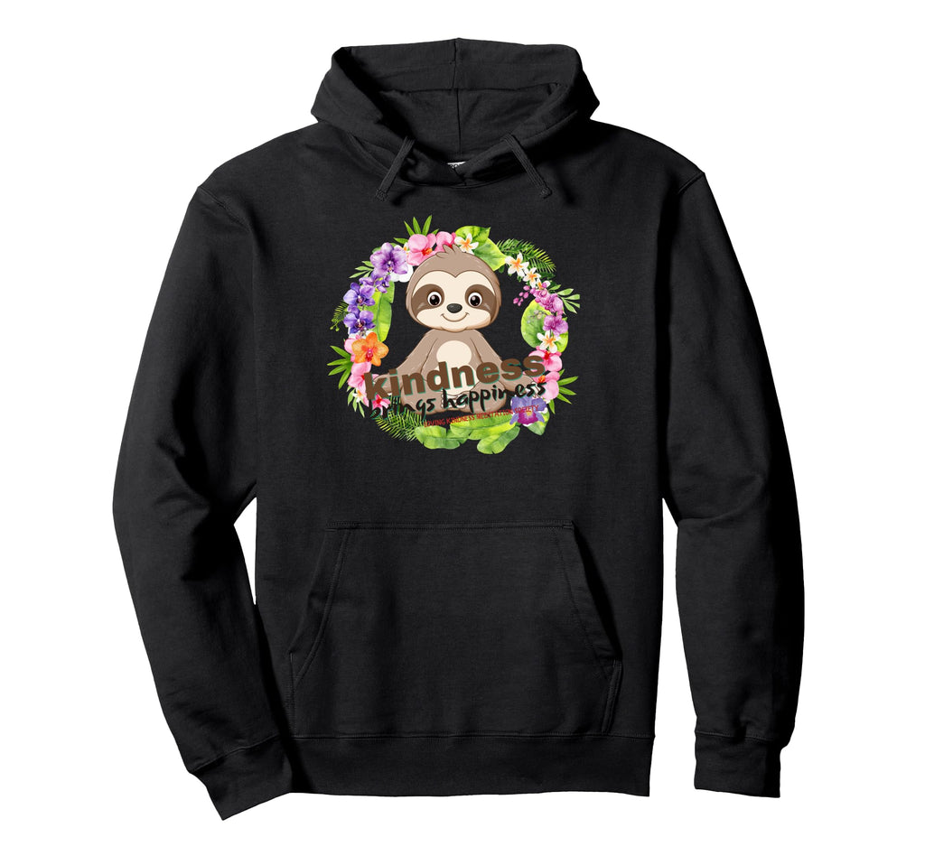 Zen Meditating Sloth Breathe Hoodie - Novelty Apparel Men Women - T-Shirt, Sweatshirt, Hoodie
