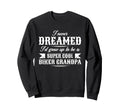 Motorcycle Grandpa Biker Sweatshirt - Custom Art Print Men Women - T-Shirt, Sweatshirt, Hoodie