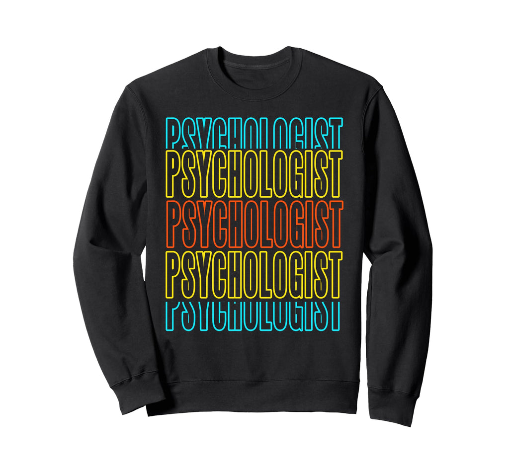 Psychologist Typography Mind Sweatshirt - Custom Art Print for Adults - T-Shirt, Sweatshirt, Hoodie