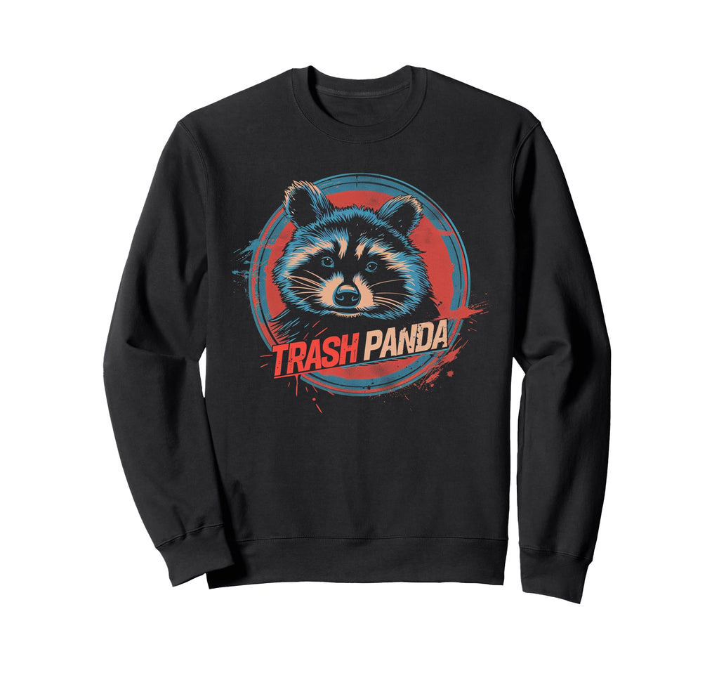 Raccoon Trash Panda 70S 80S Funny Sweatshirt - Aesthetic Graphic for Adults - T-Shirt, Sweatshirt, Hoodie