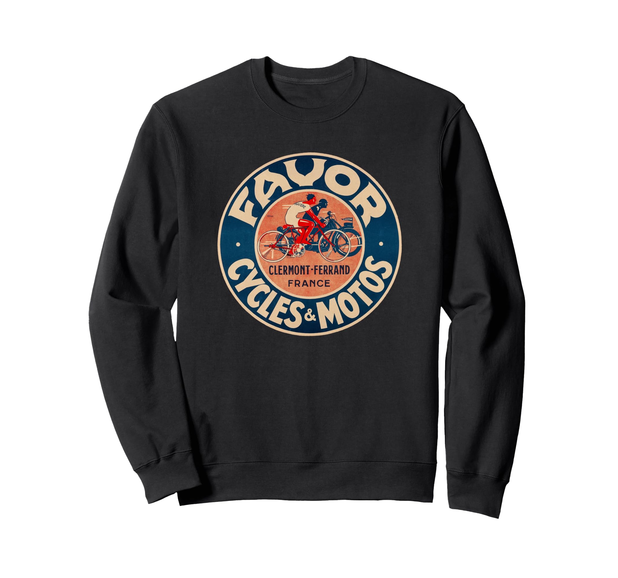 Favor Cycles And Motos French Sweatshirt - Streetwear Style Men Women - T-Shirt, Sweatshirt, Hoodie