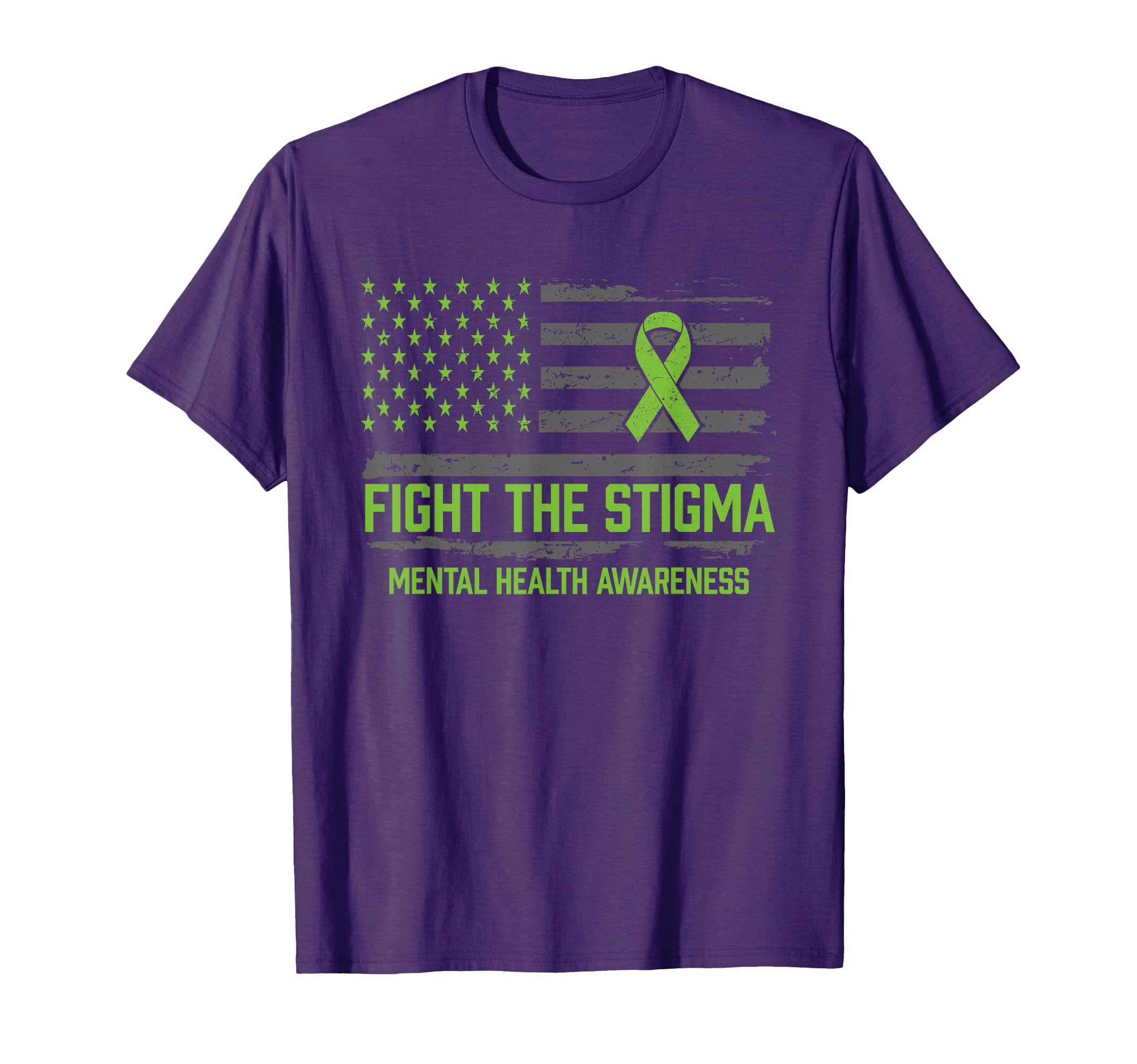 Mental Health Awareness Fight Stigma T-Shirt - Unique Graphic Men Women - T-Shirt, Sweatshirt, Hoodie