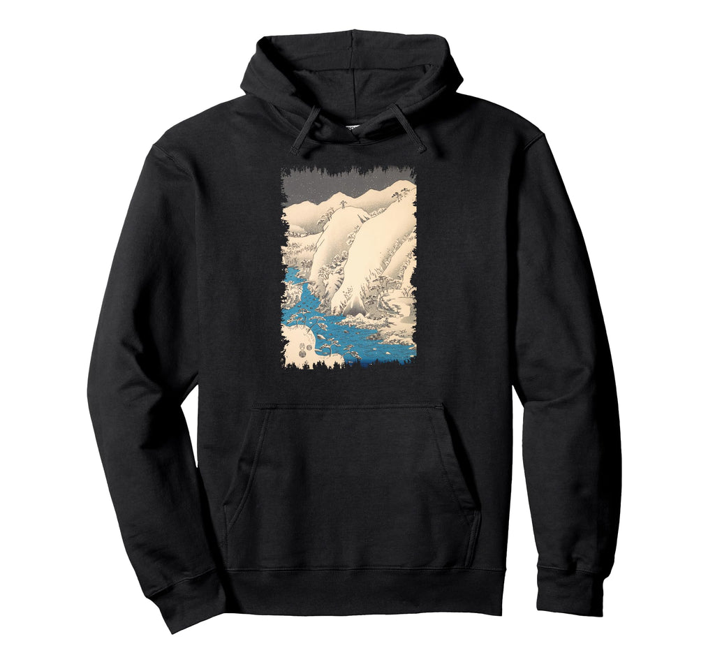 Famous Art Snow Landscape Hoodie - Trendy Graphic Men Women - T-Shirt, Sweatshirt, Hoodie