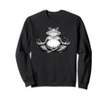 Meditation Frog Toad Yoga Pose Sweatshirt - Streetwear Style Unisex - T-Shirt, Sweatshirt, Hoodie