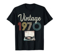1970 Born 1970 Vinyl Record Player T-Shirt - Fun Novelty Design Unisex - T-Shirt, Sweatshirt, Hoodie