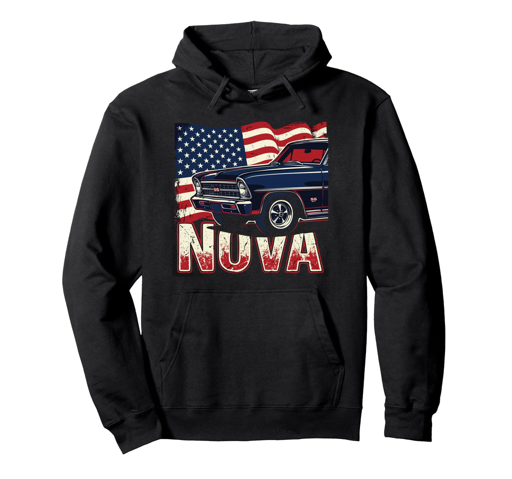 1966 1967 Nova Ss Patriotic American Hoodie - Unique Graphic Men Women - T-Shirt, Sweatshirt, Hoodie