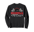 Pit Crew Race Car Racing Grandma Sweatshirt - Minimalist Print Unisex - T-Shirt, Sweatshirt, Hoodie
