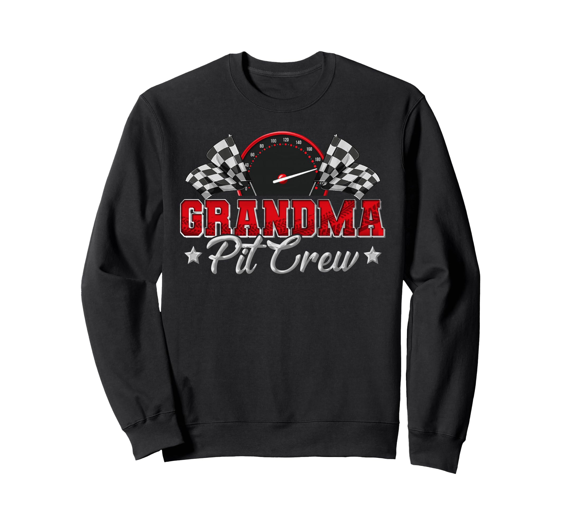 Pit Crew Race Car Racing Grandma Sweatshirt - Minimalist Print Unisex - T-Shirt, Sweatshirt, Hoodie