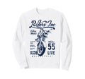 Riders Inc 1955 Motorcycle Distressed Sweatshirt - Graphic Print for Adults - T-Shirt, Sweatshirt, Hoodie