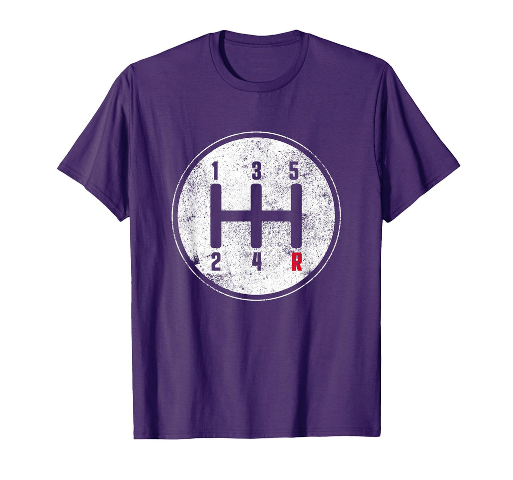 5 Speed Manual Transmission Stick T-Shirt - Custom Art Print for Adults - T-Shirt, Sweatshirt, Hoodie