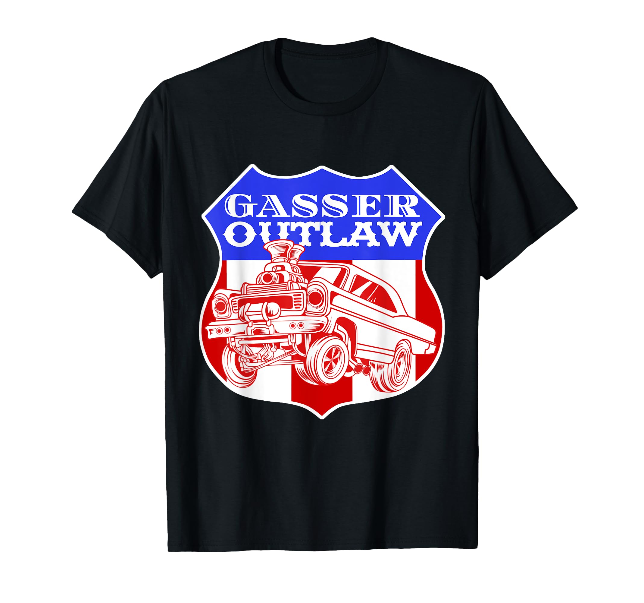 Gasser Outlaw Class Drag Racing Race T-Shirt - Minimalist Print Men Women - T-Shirt, Sweatshirt, Hoodie