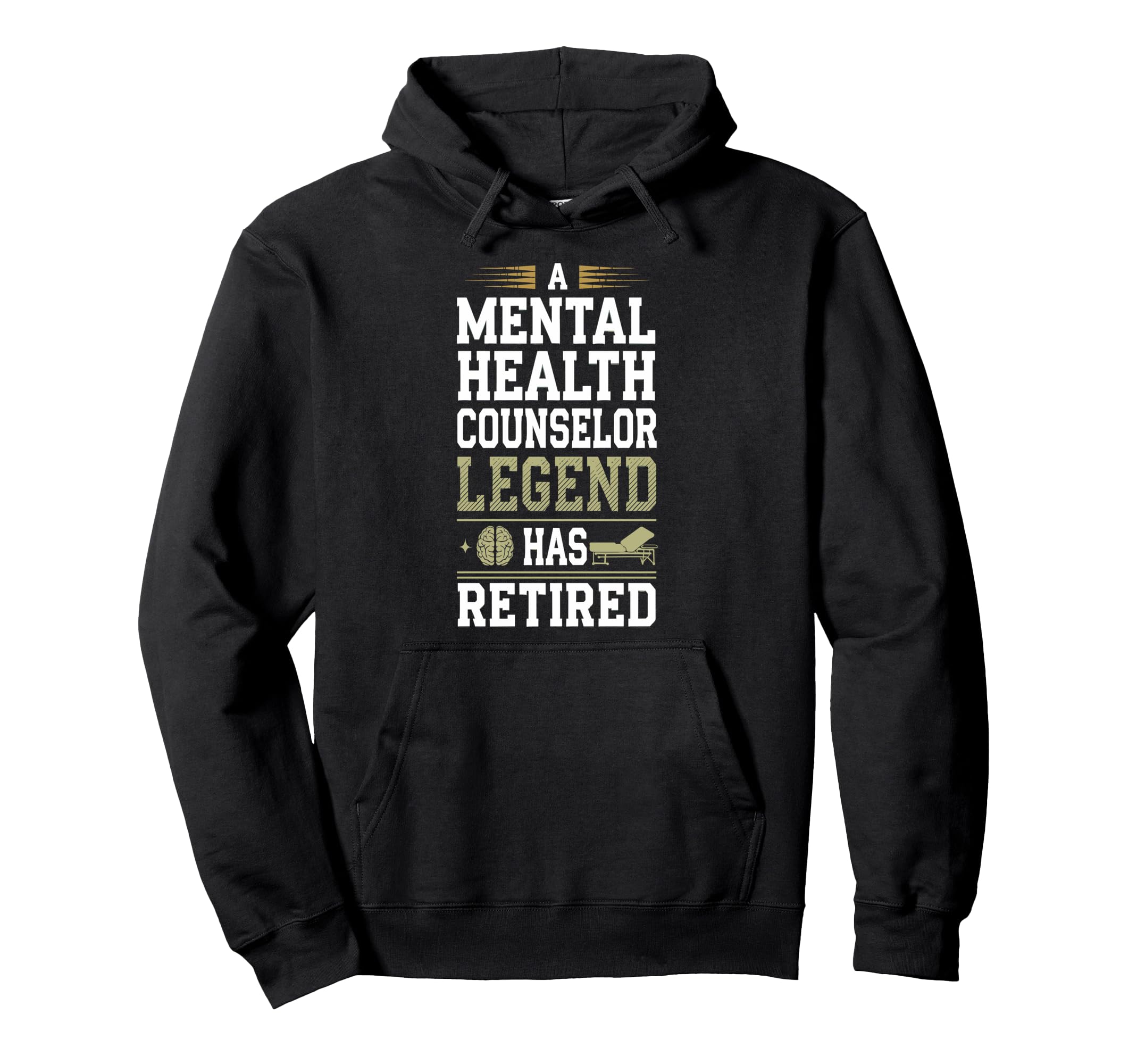 Retirement Legend Has Retired Mental Hoodie - Minimalist Print Men Women - T-Shirt, Sweatshirt, Hoodie
