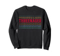 Threenager 3Rd Birthday Layered Text Sweatshirt - Trendy Graphic Men Women - T-Shirt, Sweatshirt, Hoodie