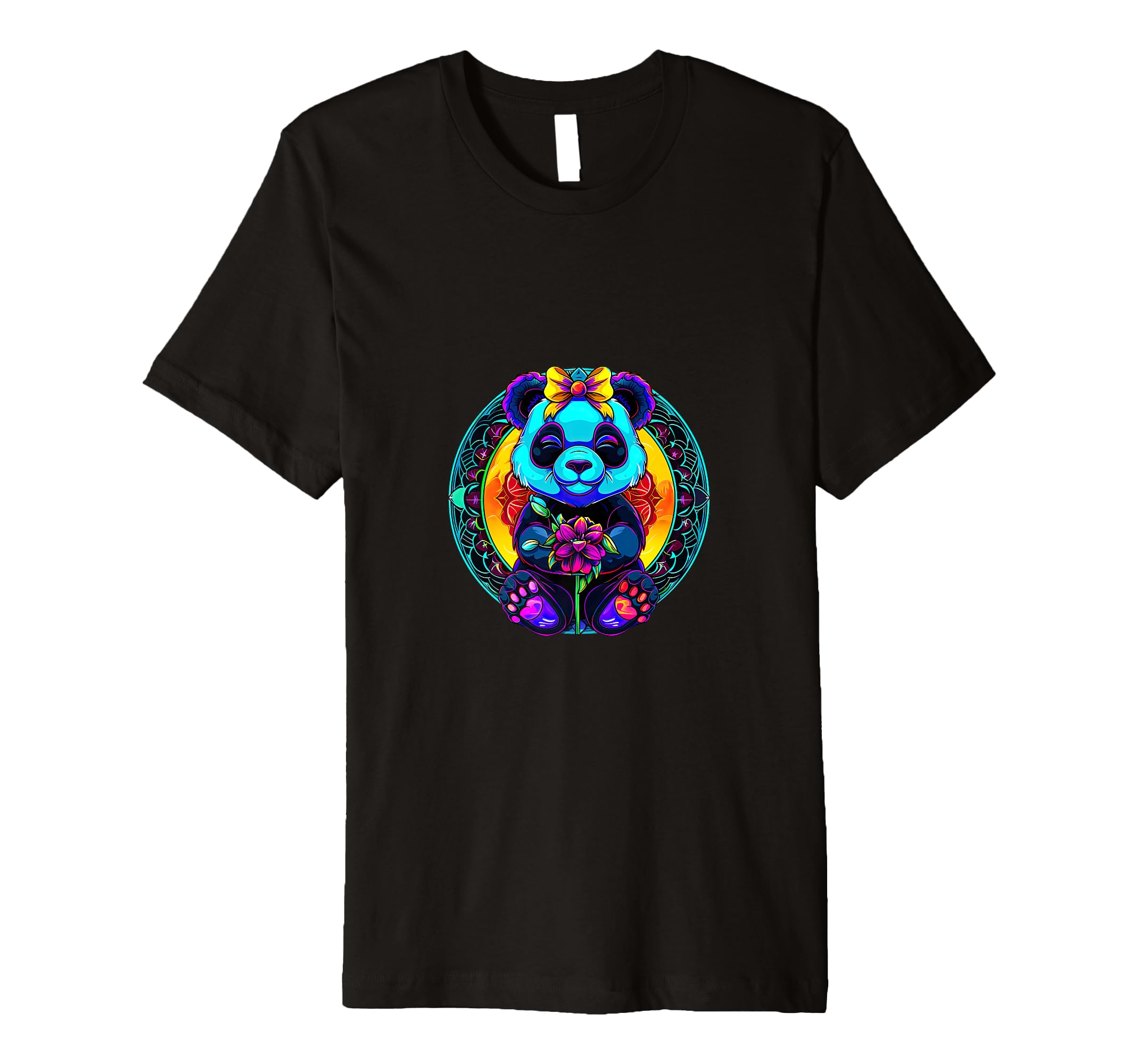 Streetwear Synthwave 80S 90S Panda T-Shirt - Minimalist Print Men Women - T-Shirt, Sweatshirt, Hoodie