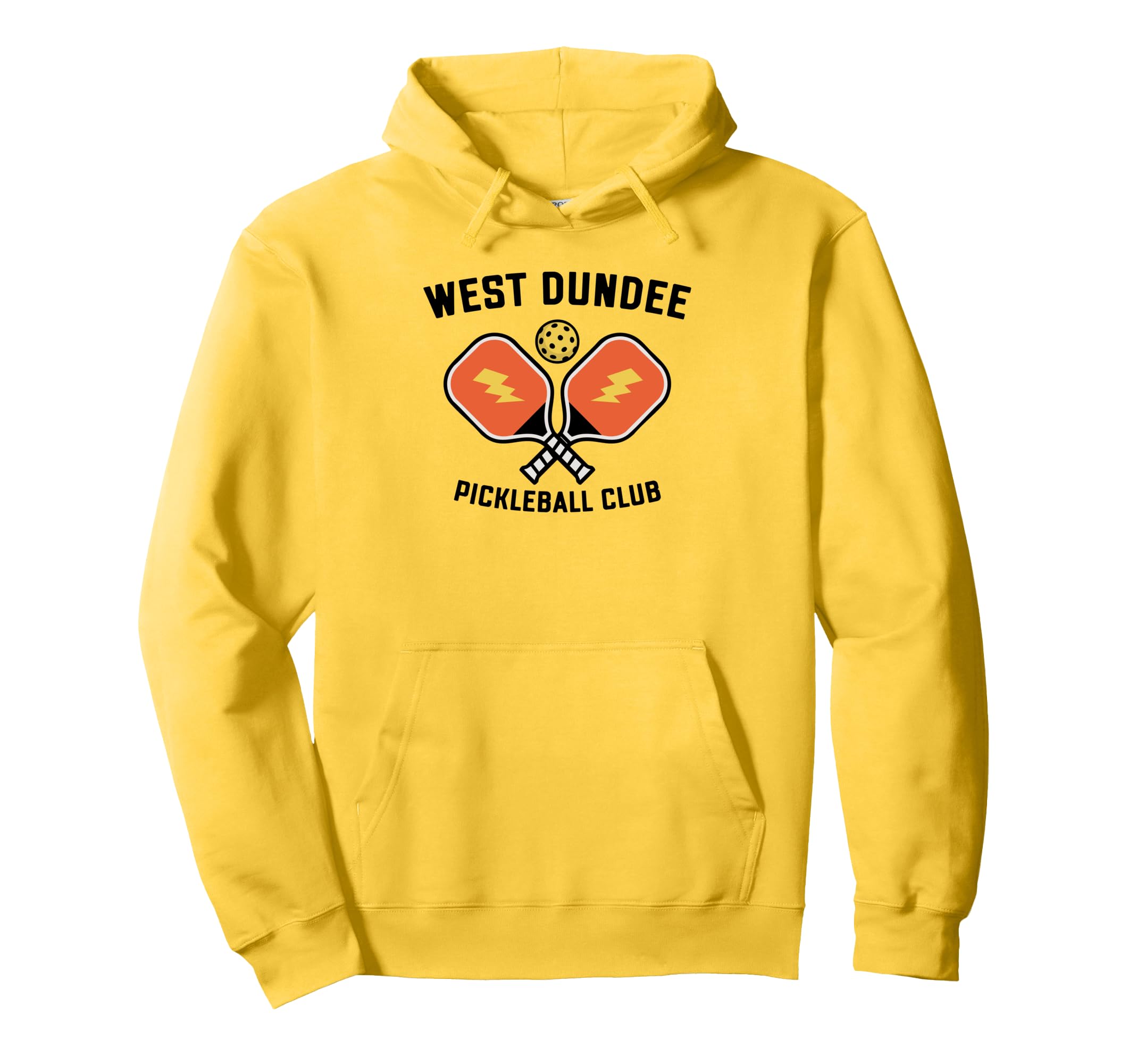 West Dundee Pickleball Club Pickle Ball Hoodie - Novelty Apparel Unisex - T-Shirt, Sweatshirt, Hoodie