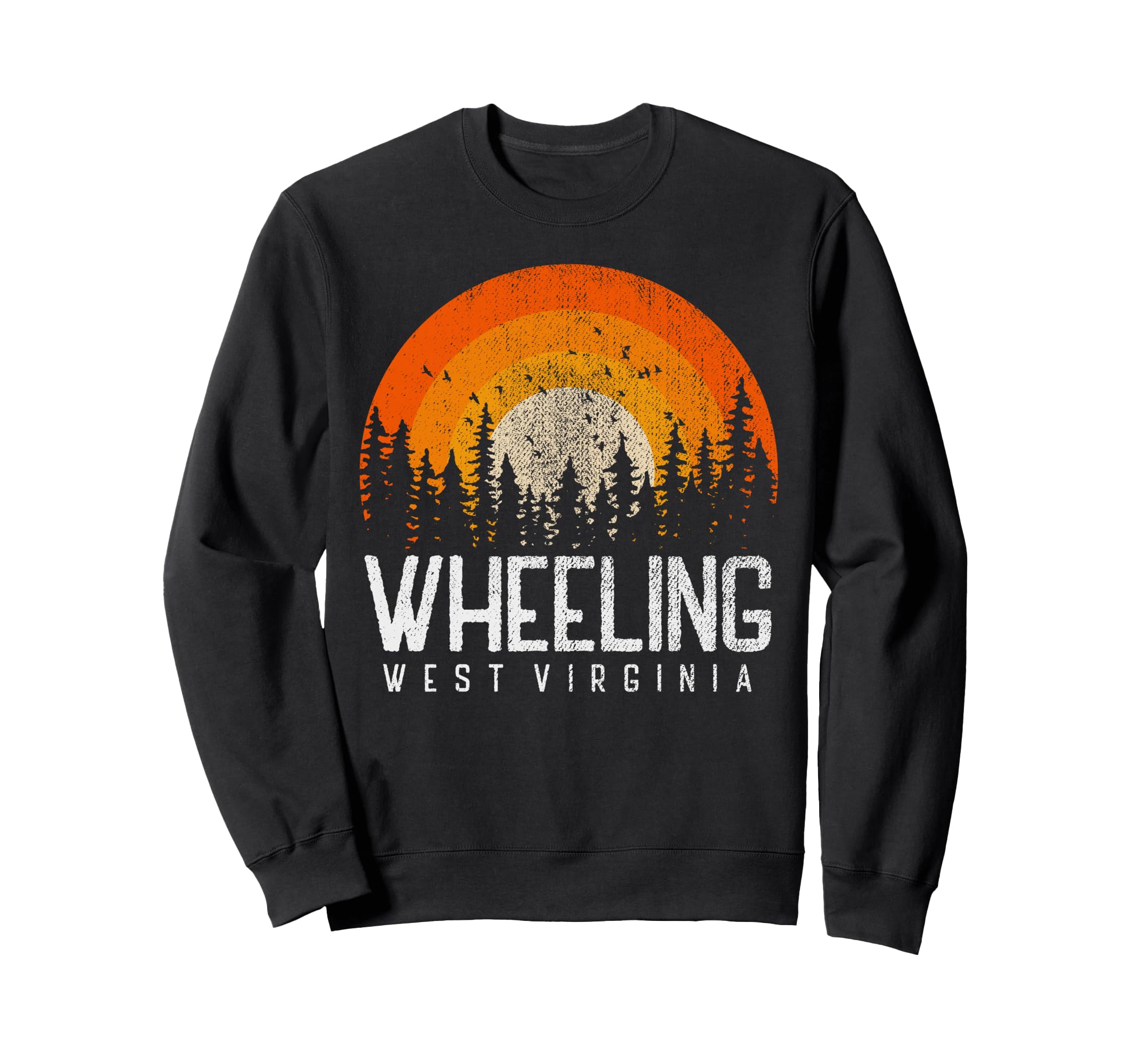 Wheeling West Virginia Wv 70S 80S Sweatshirt - Custom Art Print for Adults - T-Shirt, Sweatshirt, Hoodie