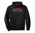 Exeter Ca Distressed Red Varsity Hoodie - Casual Everyday Wear for Adults - T-Shirt, Sweatshirt, Hoodie