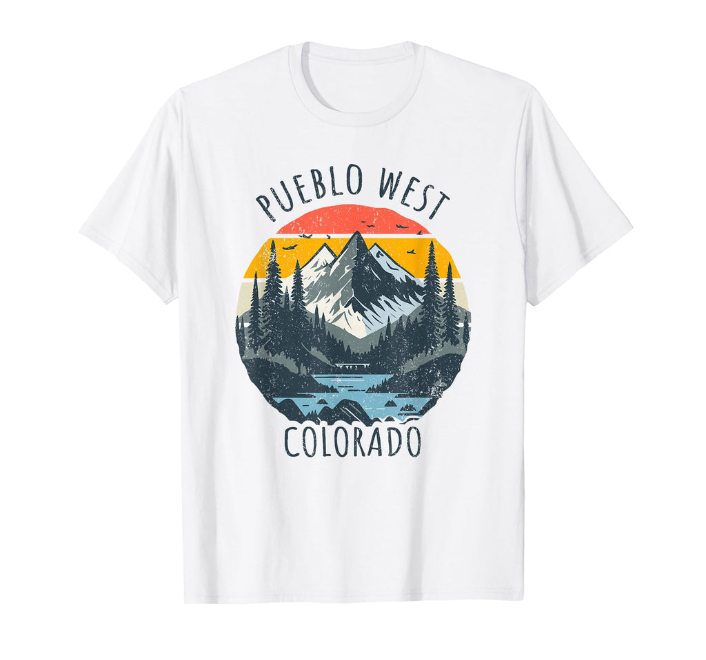 Pueblo West Colorado Usa Mountain T-Shirt - Casual Everyday Wear for Adults - T-Shirt, Sweatshirt, Hoodie