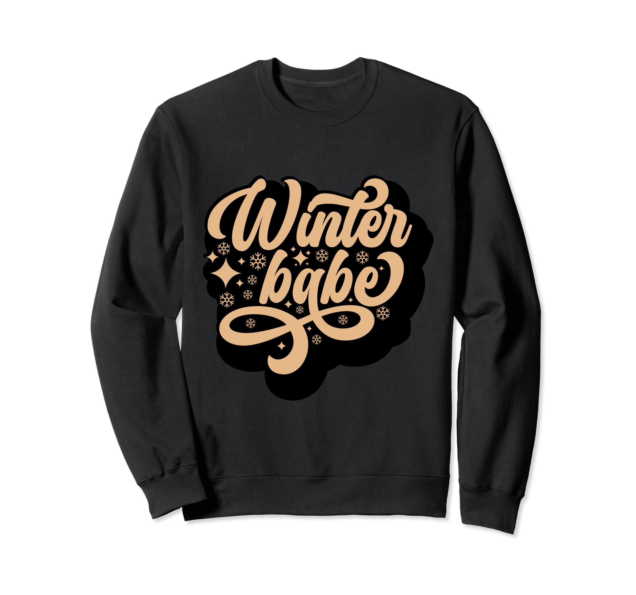 Winter Babe Typography Sweatshirt - Fun Novelty Design Unisex - T-Shirt, Sweatshirt, Hoodie