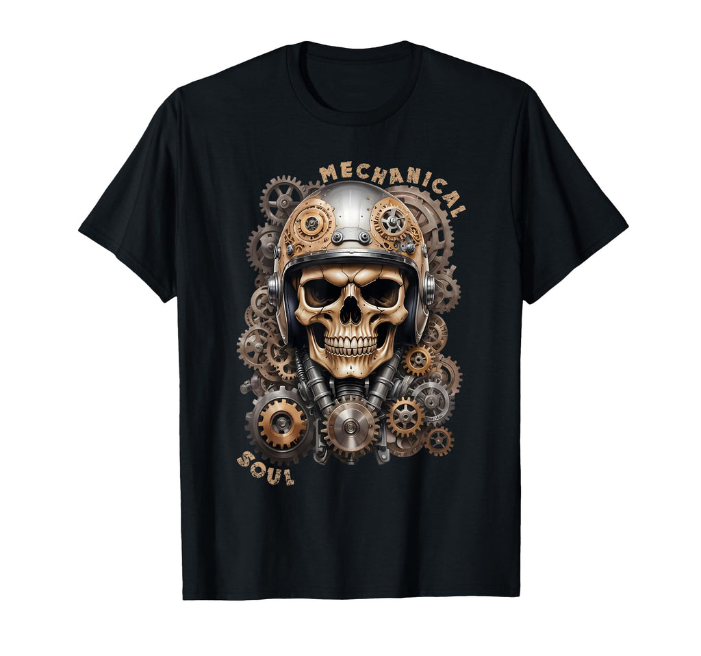 Biker Skull Rider Motorcyclist Custom T-Shirt - Novelty Apparel Unisex - T-Shirt, Sweatshirt, Hoodie