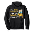 Roller Skating Skate 1970S Ill Roll Hoodie - Aesthetic Graphic Unisex - T-Shirt, Sweatshirt, Hoodie