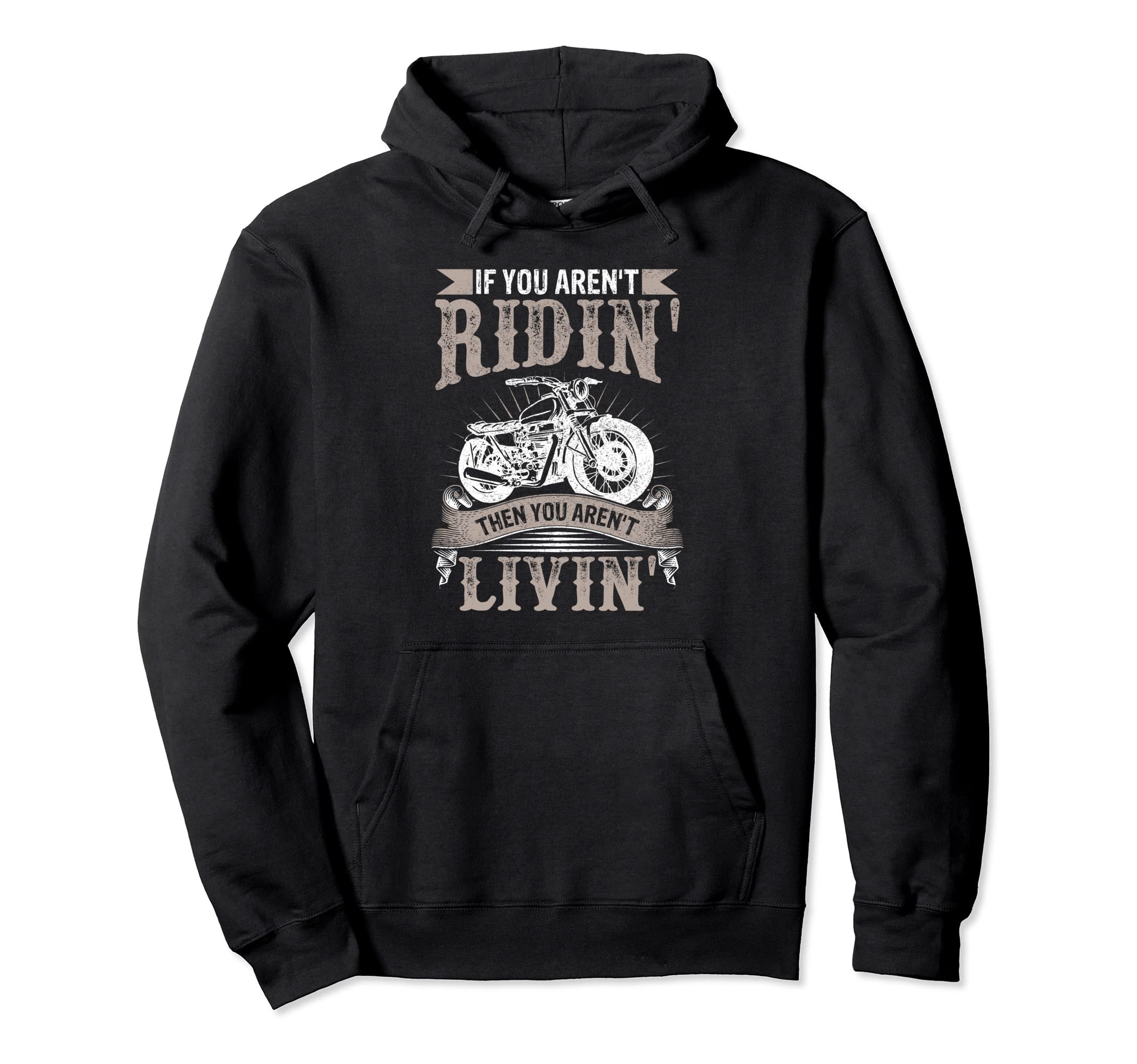 Biker Motorcycle Hoodie - Minimalist Print Men Women - T-Shirt, Sweatshirt, Hoodie