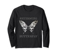 Antisocial Butterfly T-Shirt - Novelty Apparel Men Women - T-Shirt, Sweatshirt, Hoodie