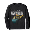 West Virginia Wilderness Fishing Hoodie - Aesthetic Graphic Unisex - T-Shirt, Sweatshirt, Hoodie