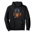 Funny Motorcycle Helmet Brown Dachshund Hoodie - Streetwear Style Unisex - T-Shirt, Sweatshirt, Hoodie