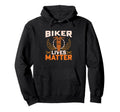Biker Lives Matter Motorcycle Hoodie - Custom Art Print for Adults - T-Shirt, Sweatshirt, Hoodie