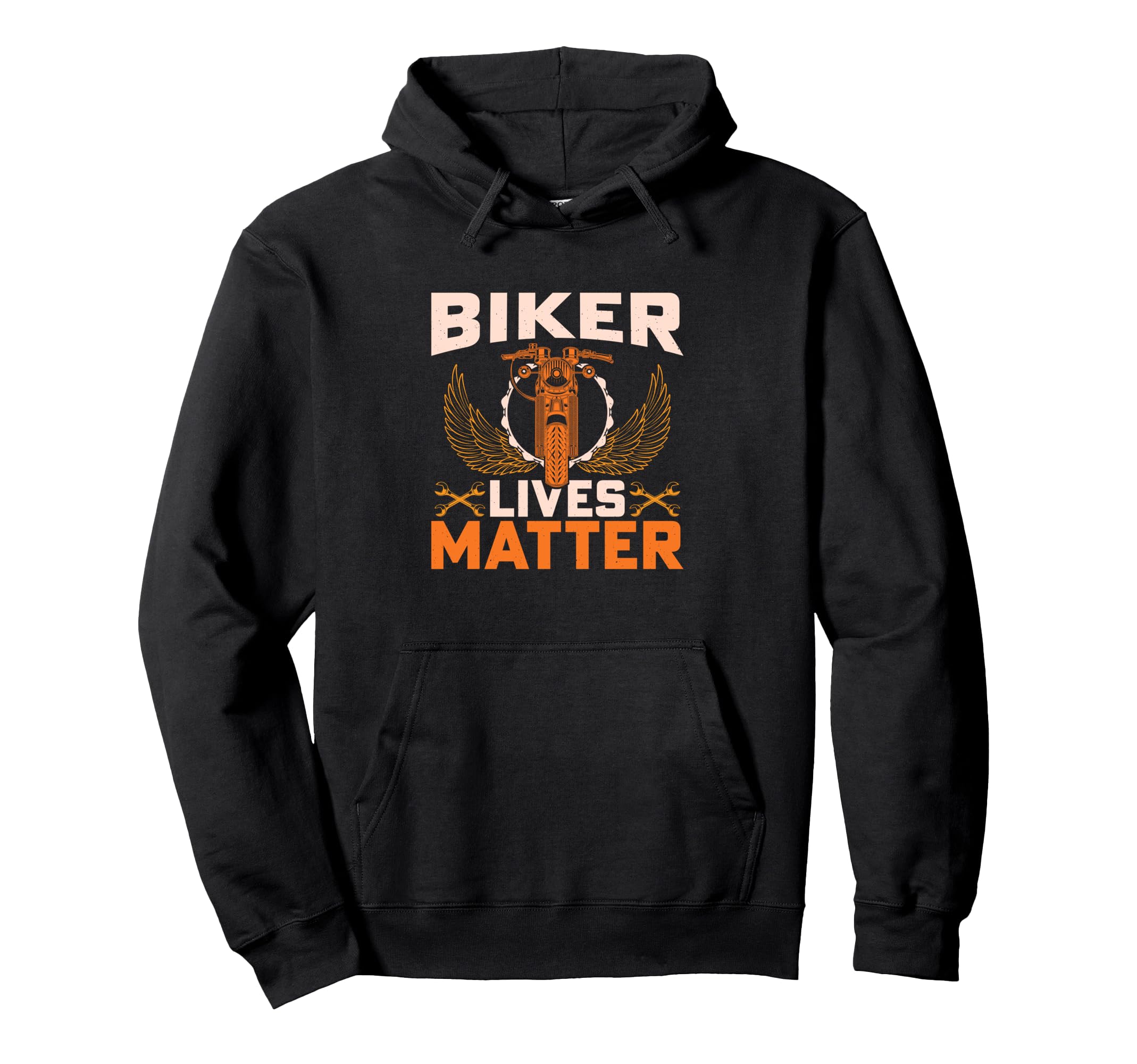Biker Lives Matter Motorcycle Hoodie - Custom Art Print for Adults - T-Shirt, Sweatshirt, Hoodie