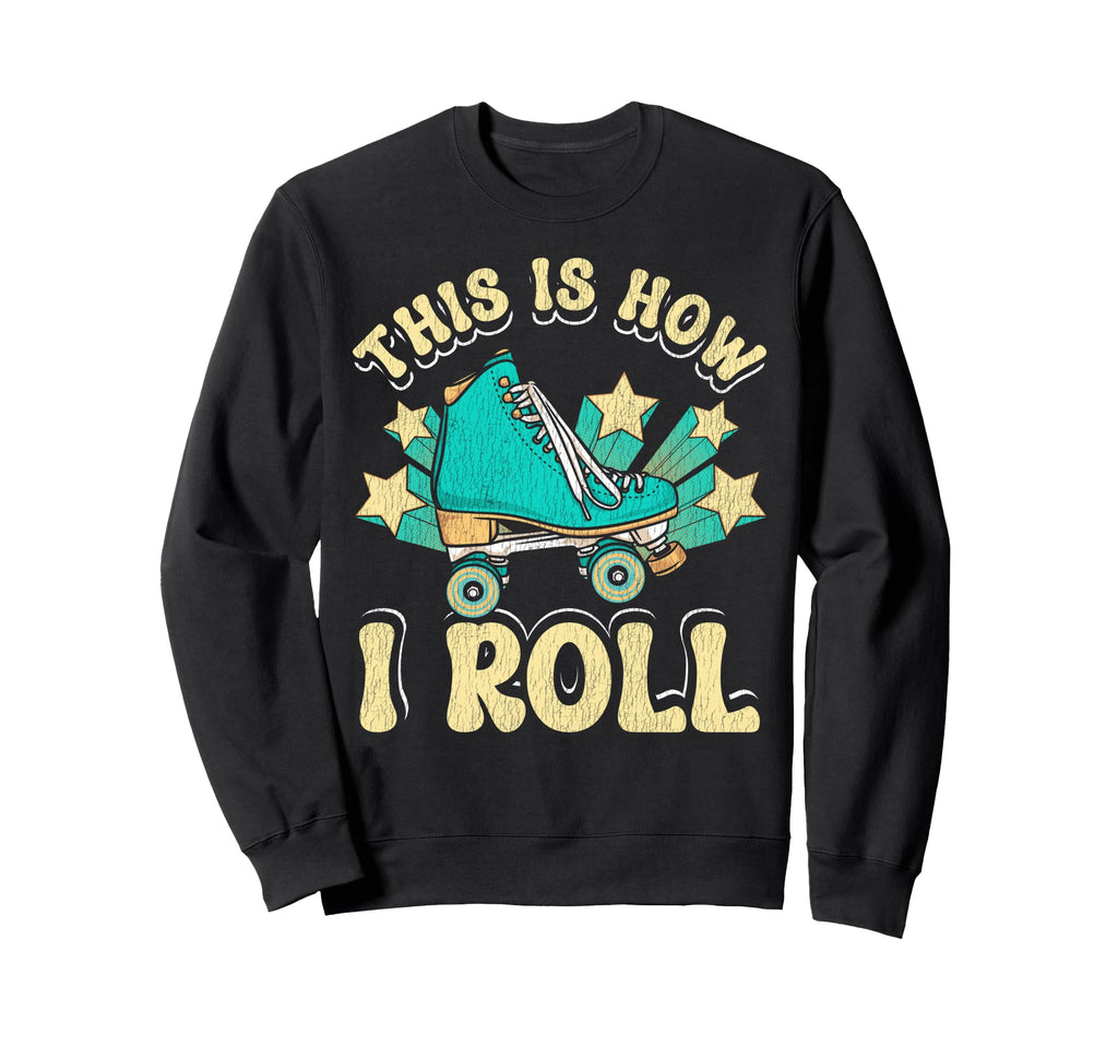 Roller Skating Skate 1970S This Is Sweatshirt - Custom Art Print Men Women - T-Shirt, Sweatshirt, Hoodie
