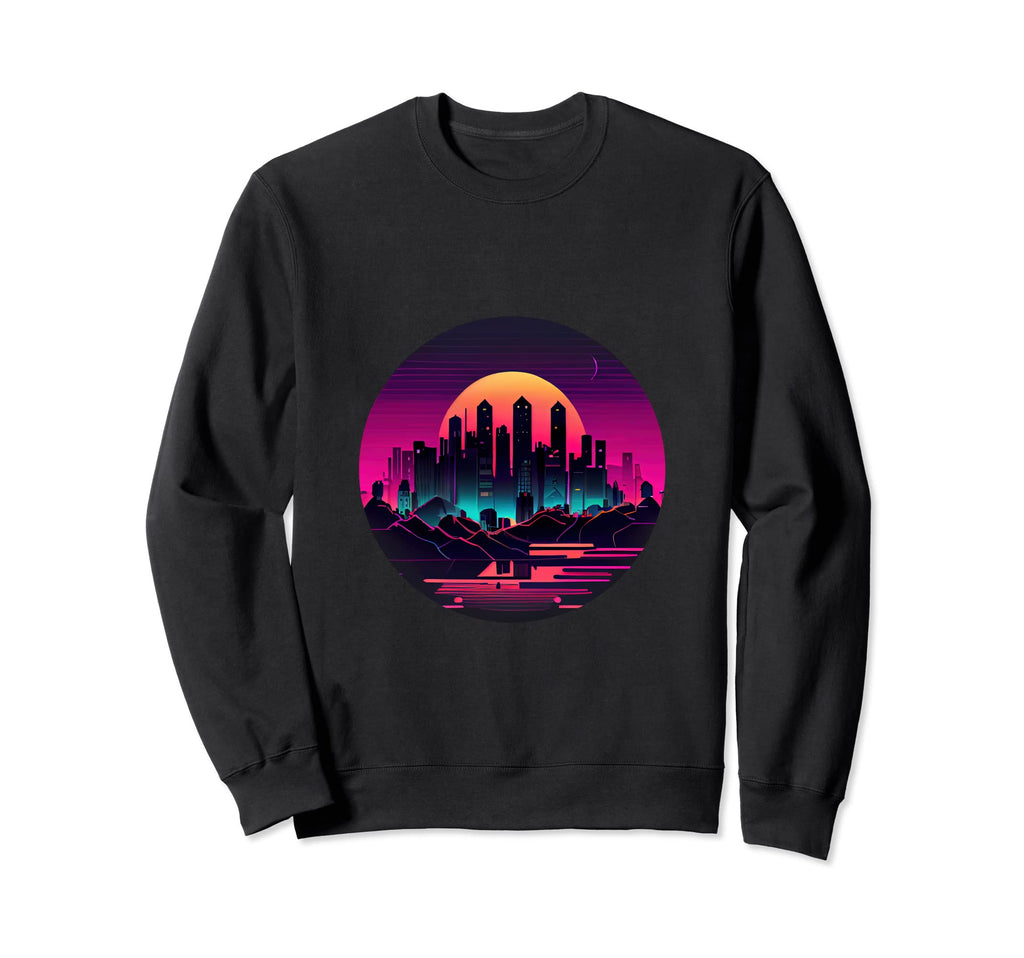 Retrowave Synthwave 80S Eighties Sweatshirt - Novelty Apparel Men Women - T-Shirt, Sweatshirt, Hoodie