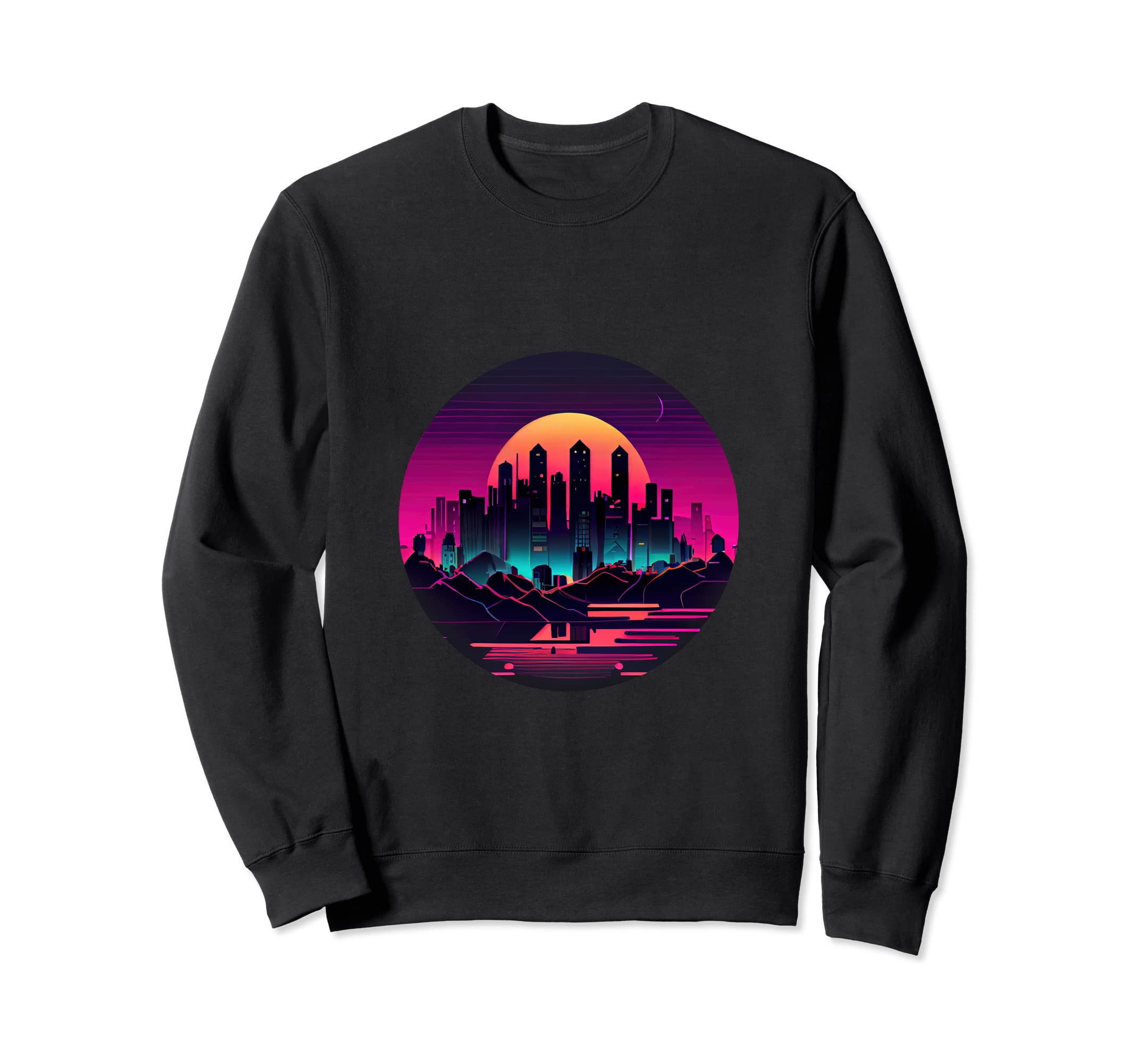 Retrowave Synthwave 80S Eighties Sweatshirt - Novelty Apparel Men Women - T-Shirt, Sweatshirt, Hoodie