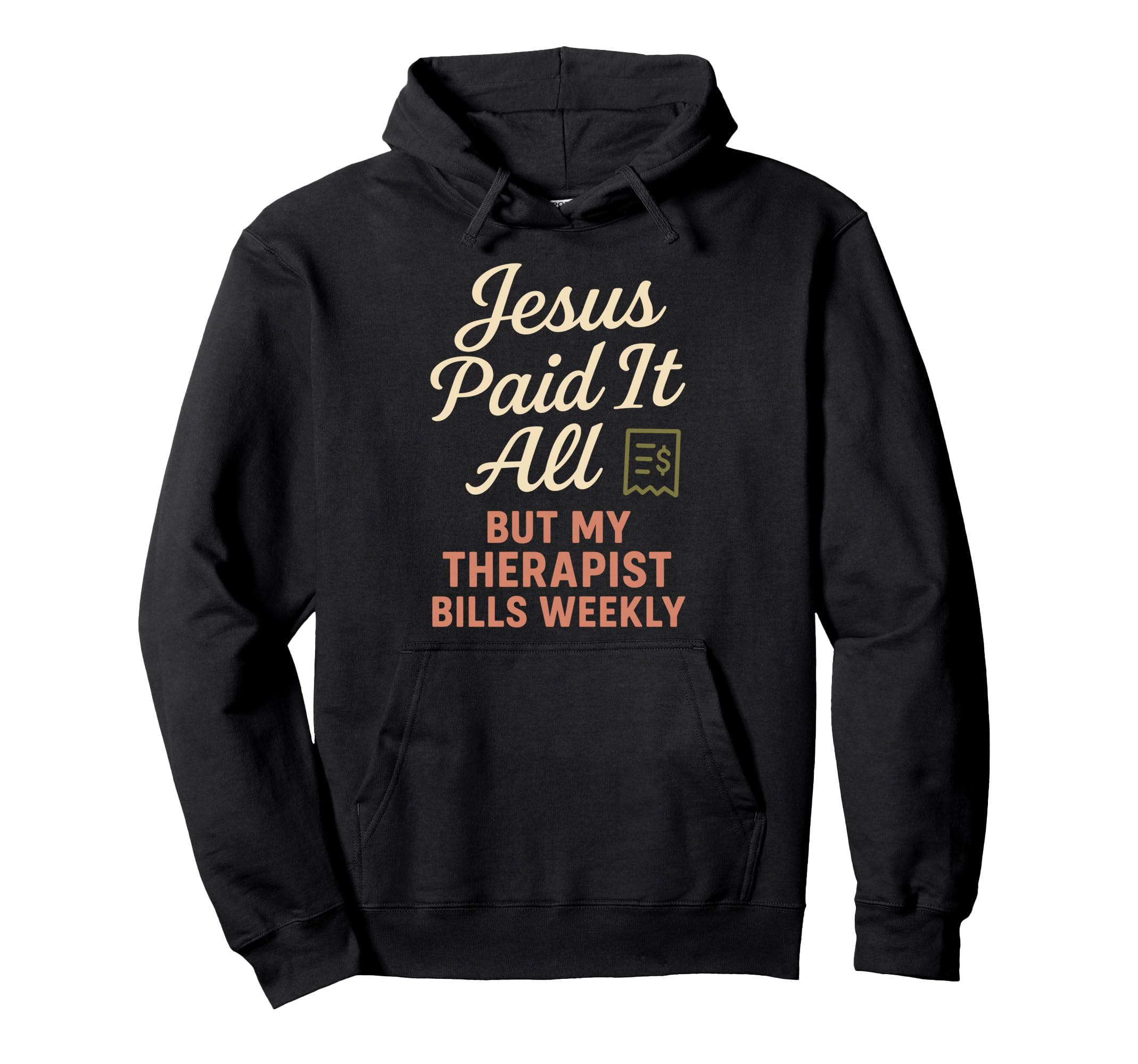 Jesus And Therapy Faith Healing Bible Hoodie - Unique Graphic for Adults - T-Shirt, Sweatshirt, Hoodie