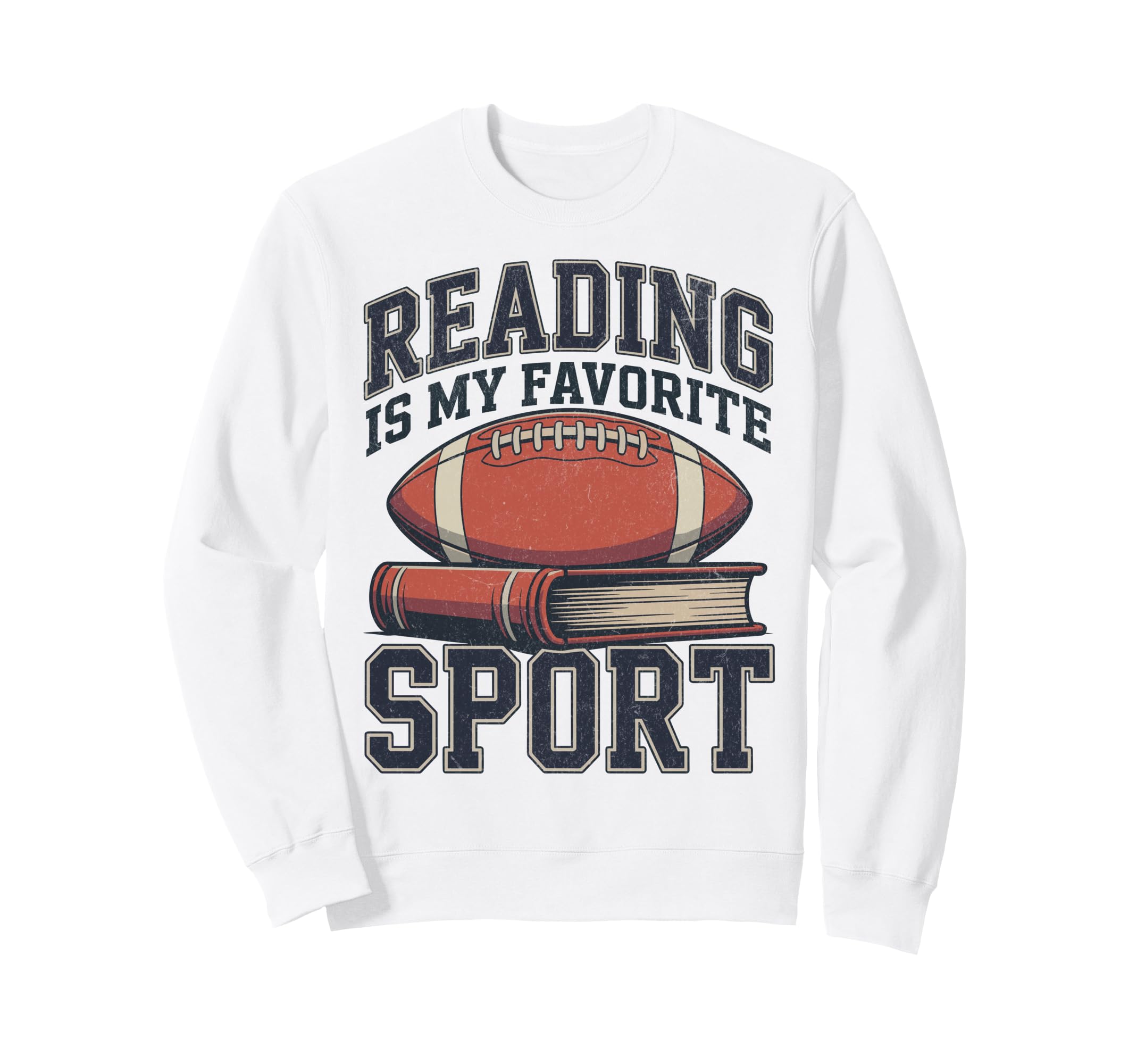 Reading Is My Favorite Sport Funny Sweatshirt - Trendy Graphic Men Women - T-Shirt, Sweatshirt, Hoodie