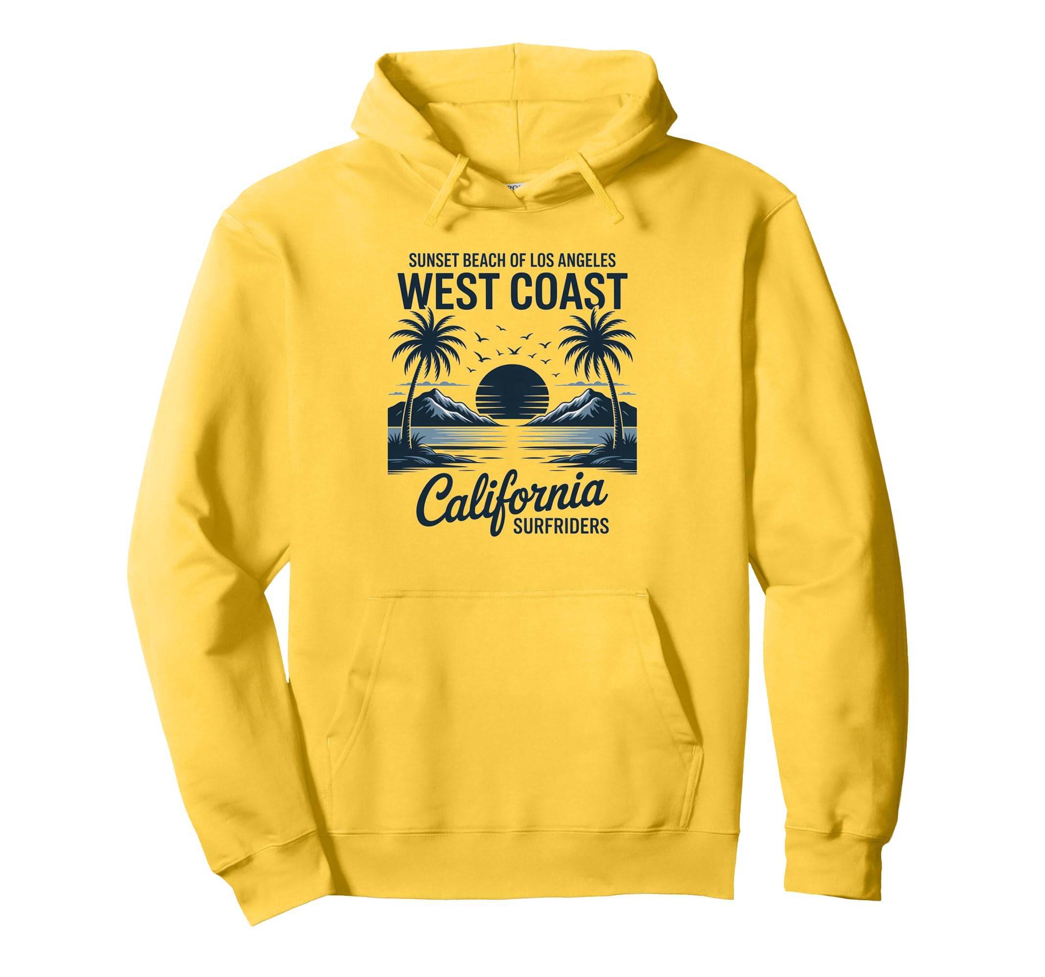 California Beach Ocean West Coast Summer Hoodie - Trendy Graphic Men Women - T-Shirt, Sweatshirt, Hoodie