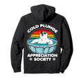 Cold Plunge Appreciation Society Hoodie - Aesthetic Graphic for Adults - T-Shirt, Sweatshirt, Hoodie