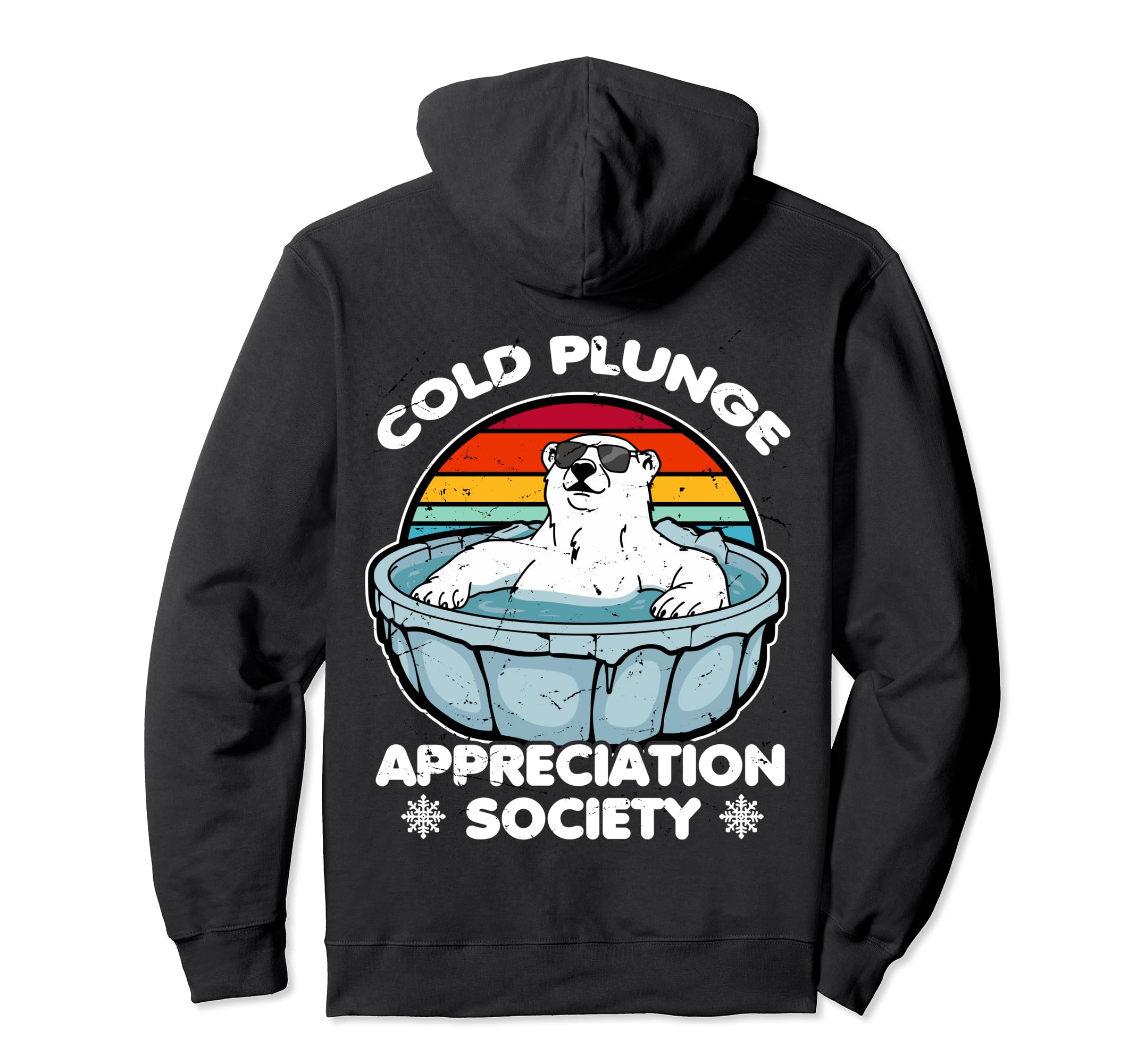 Cold Plunge Appreciation Society Hoodie - Aesthetic Graphic for Adults - T-Shirt, Sweatshirt, Hoodie