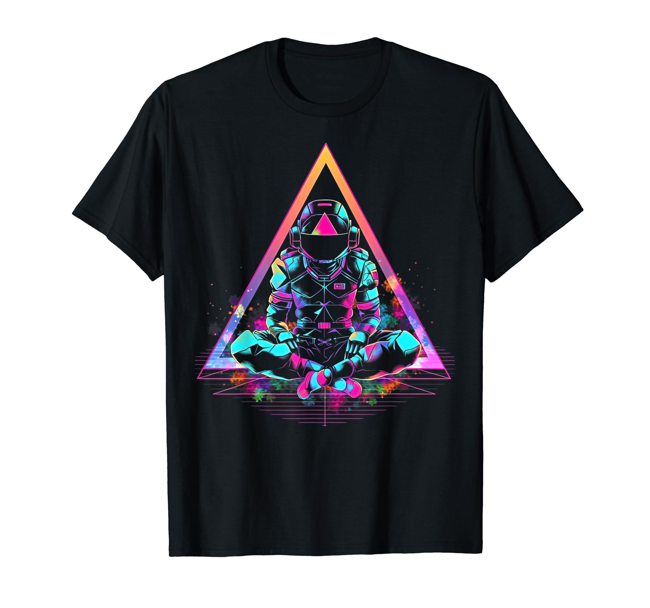 Synthwave Astronaut Cyberpunk 80S Sci Fi 260 T-Shirt - Graphic Print Unisex - T-Shirt, Sweatshirt, Hoodie