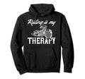 Riding Is My Therapy Motorcycle Hoodie - Casual Everyday Wear for Adults - T-Shirt, Sweatshirt, Hoodie