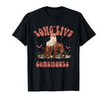 Halloween Western Cowgirl Cowghouls T-Shirt - Aesthetic Graphic for Adults - T-Shirt, Sweatshirt, Hoodie