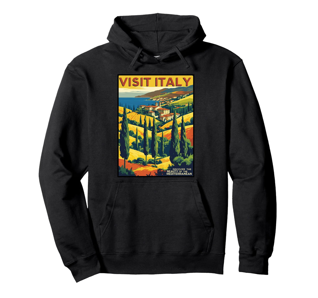 Tourist Italy 1940S Italian Hoodie - Custom Art Print Unisex - T-Shirt, Sweatshirt, Hoodie