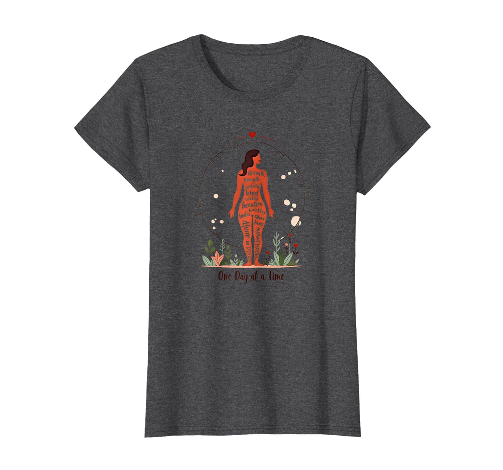 Loving My Body One Day Time Self Care T-Shirt - Graphic Print Unisex - T-Shirt, Sweatshirt, Hoodie