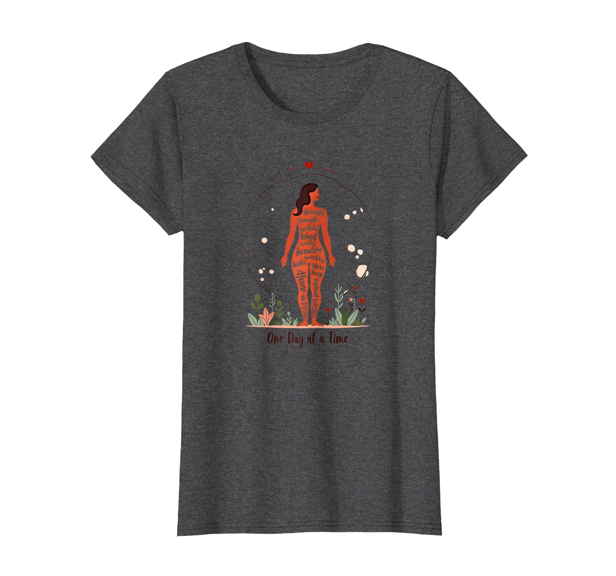 Loving My Body One Day Time Self Care T-Shirt - Graphic Print Unisex - T-Shirt, Sweatshirt, Hoodie