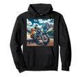 Fantasy Dog Motorcycle Hoodie - Graphic Print Unisex - T-Shirt, Sweatshirt, Hoodie