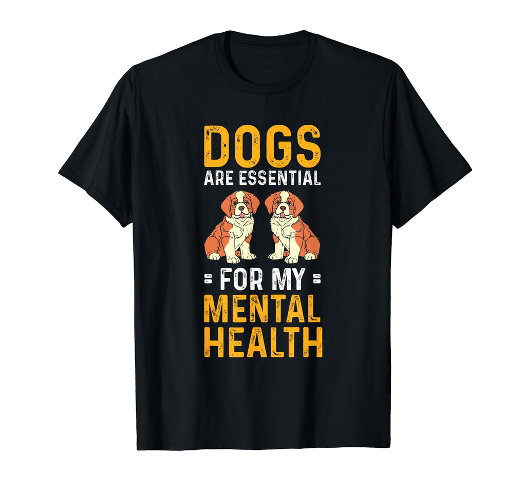 Dogs Are My Mental Health T-Shirt - Aesthetic Graphic Men Women - T-Shirt, Sweatshirt, Hoodie