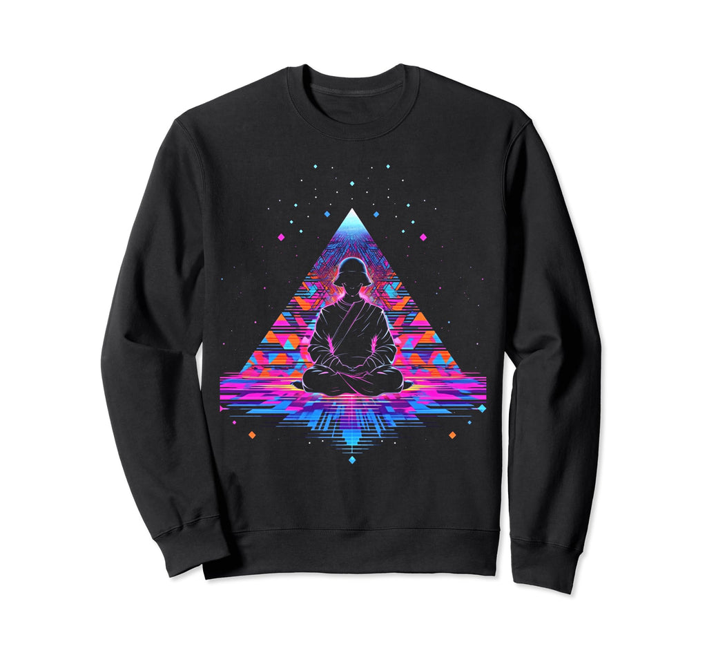 Synthwave Astronaut Cyberpunk 80S Sci Sweatshirt - Unique Graphic Unisex - T-Shirt, Sweatshirt, Hoodie